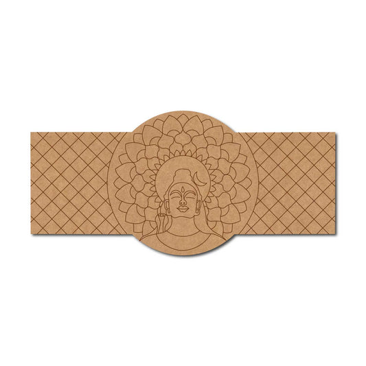 Shiv Ji Mandala Pre Marked Base MDF Design 1