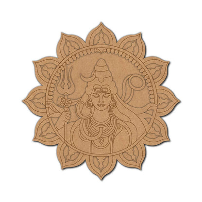 Shiv Ji Mandala Two Layered Base MDF Design 1