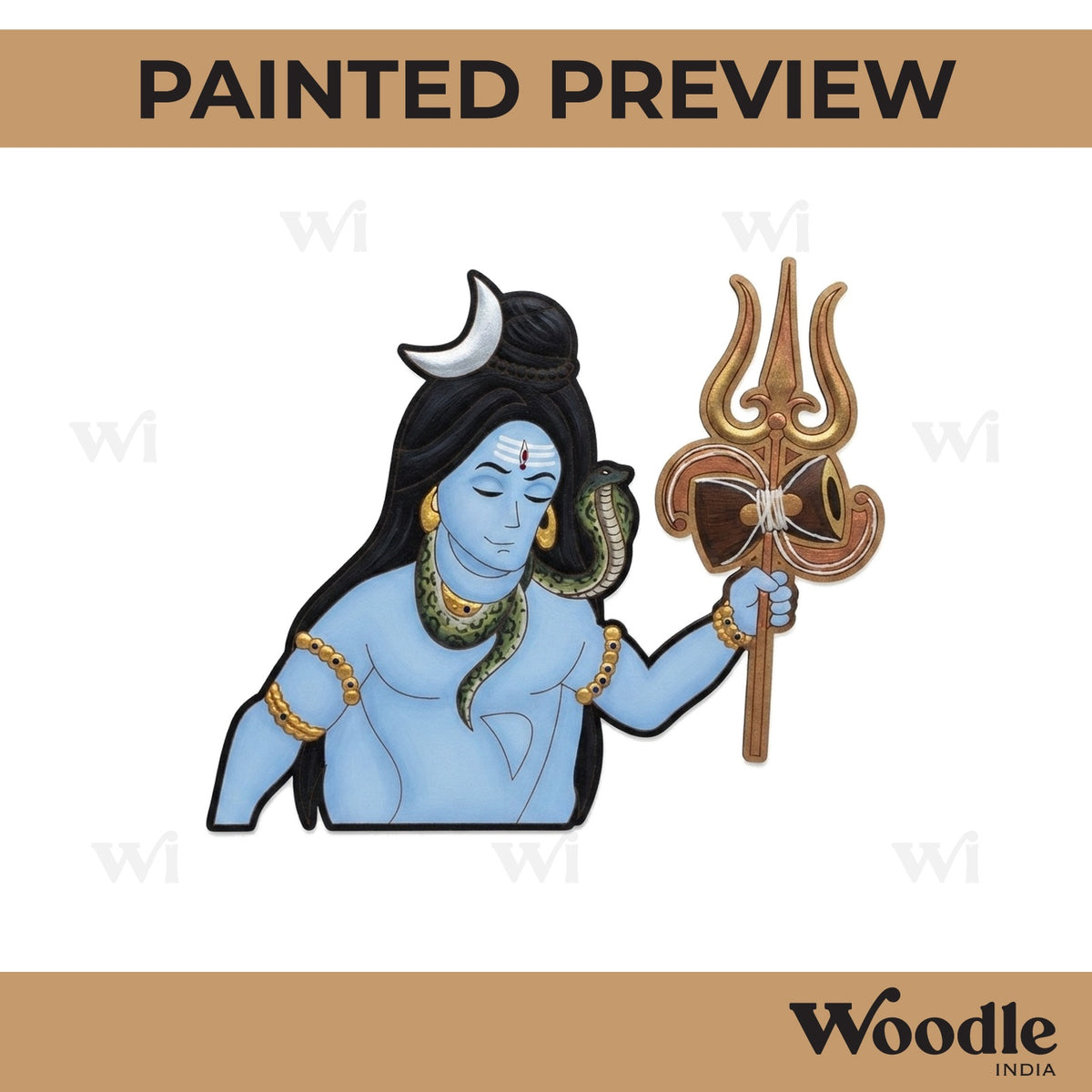 Shiv Ji Pre Marked MDF Design 10