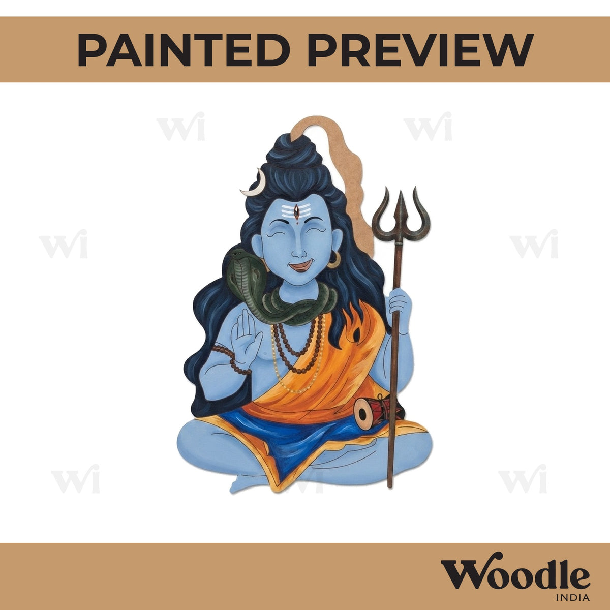 Shiv Ji Pre Marked MDF Design 12