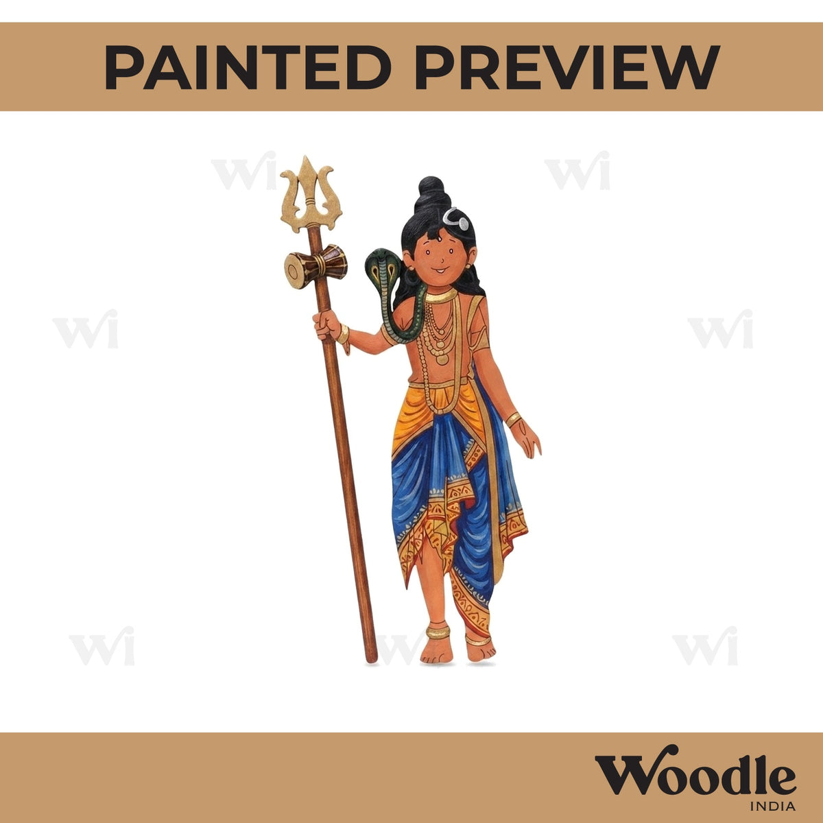 Shiv Ji Pre Marked MDF Design 13