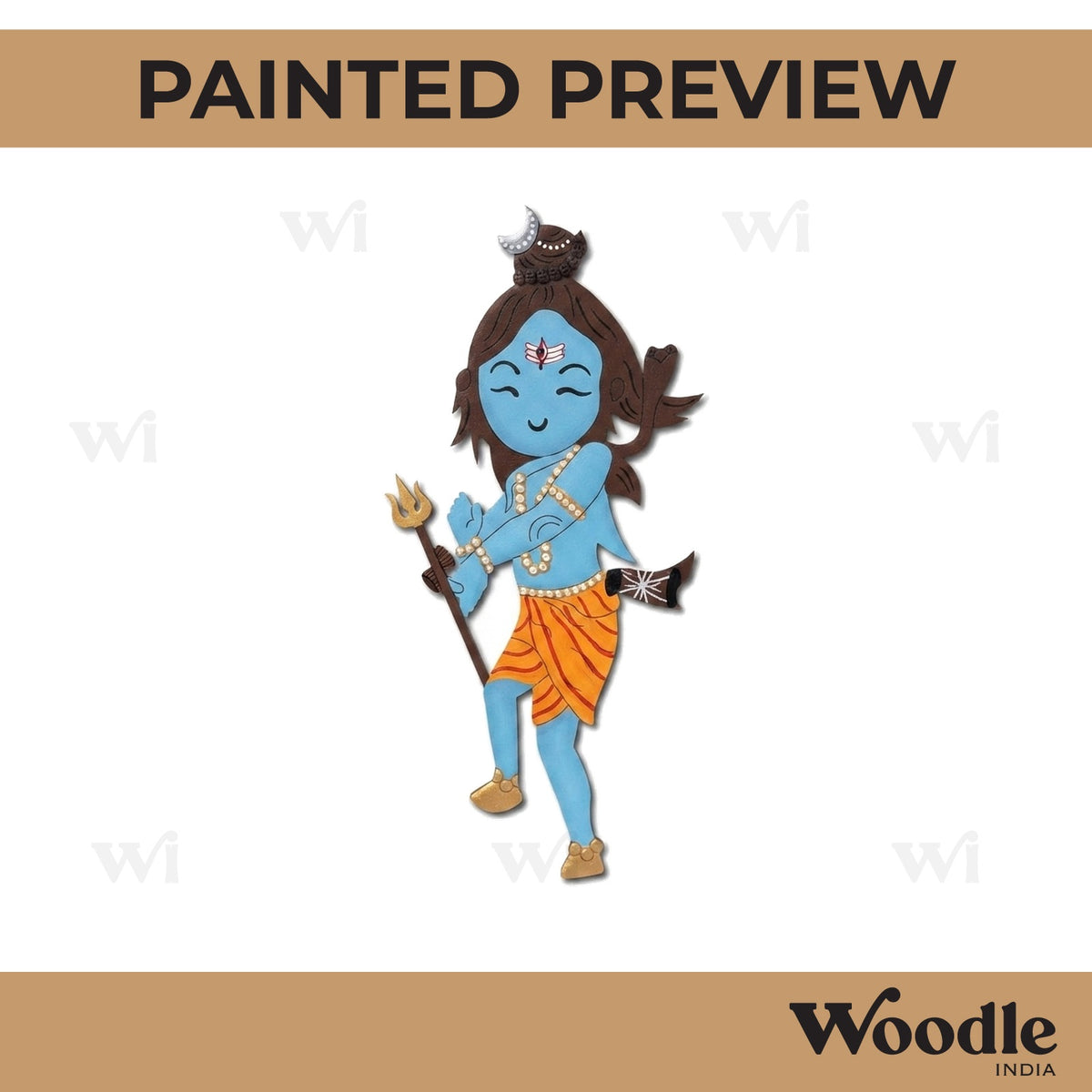 Shiv Ji Pre Marked MDF Design 17