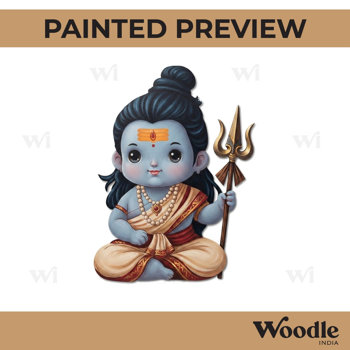 Shiv Ji Pre Marked MDF Design 19