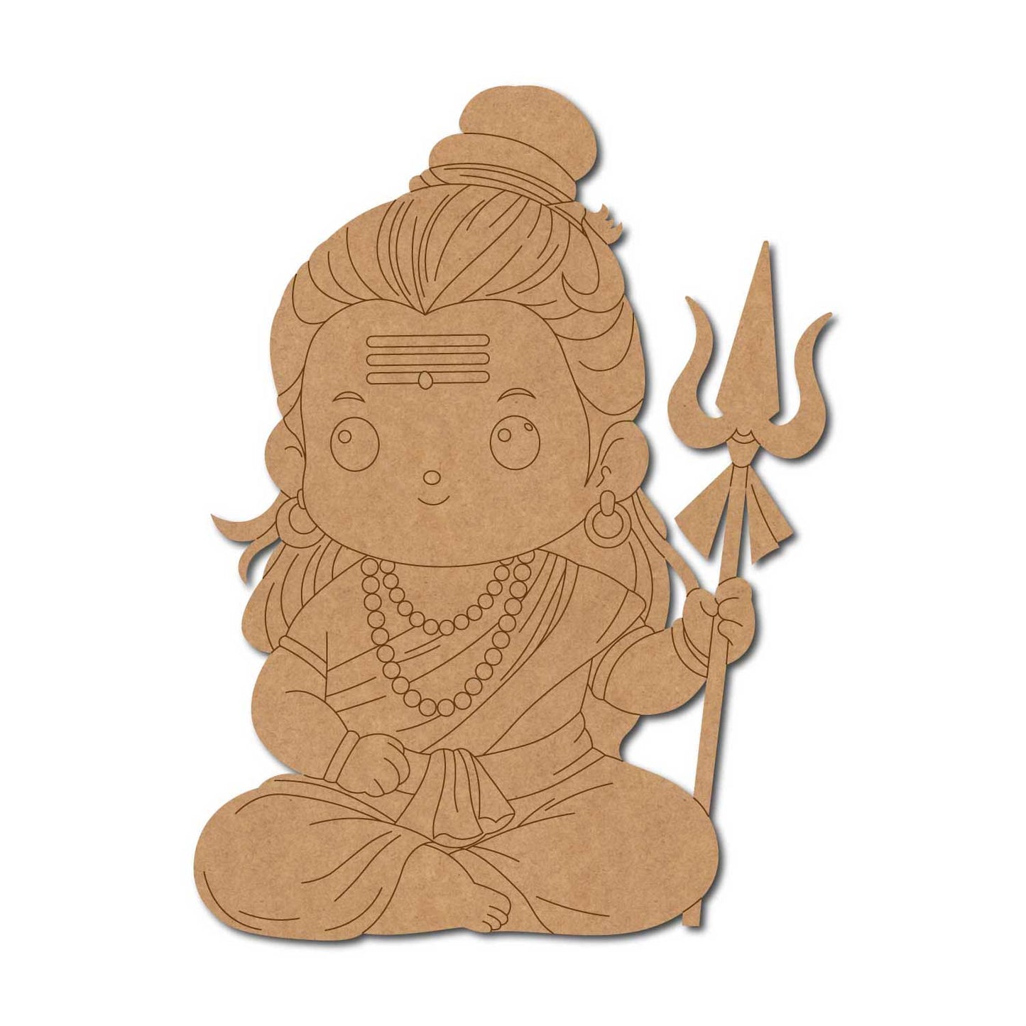 Shiv Ji Pre Marked MDF Design 19