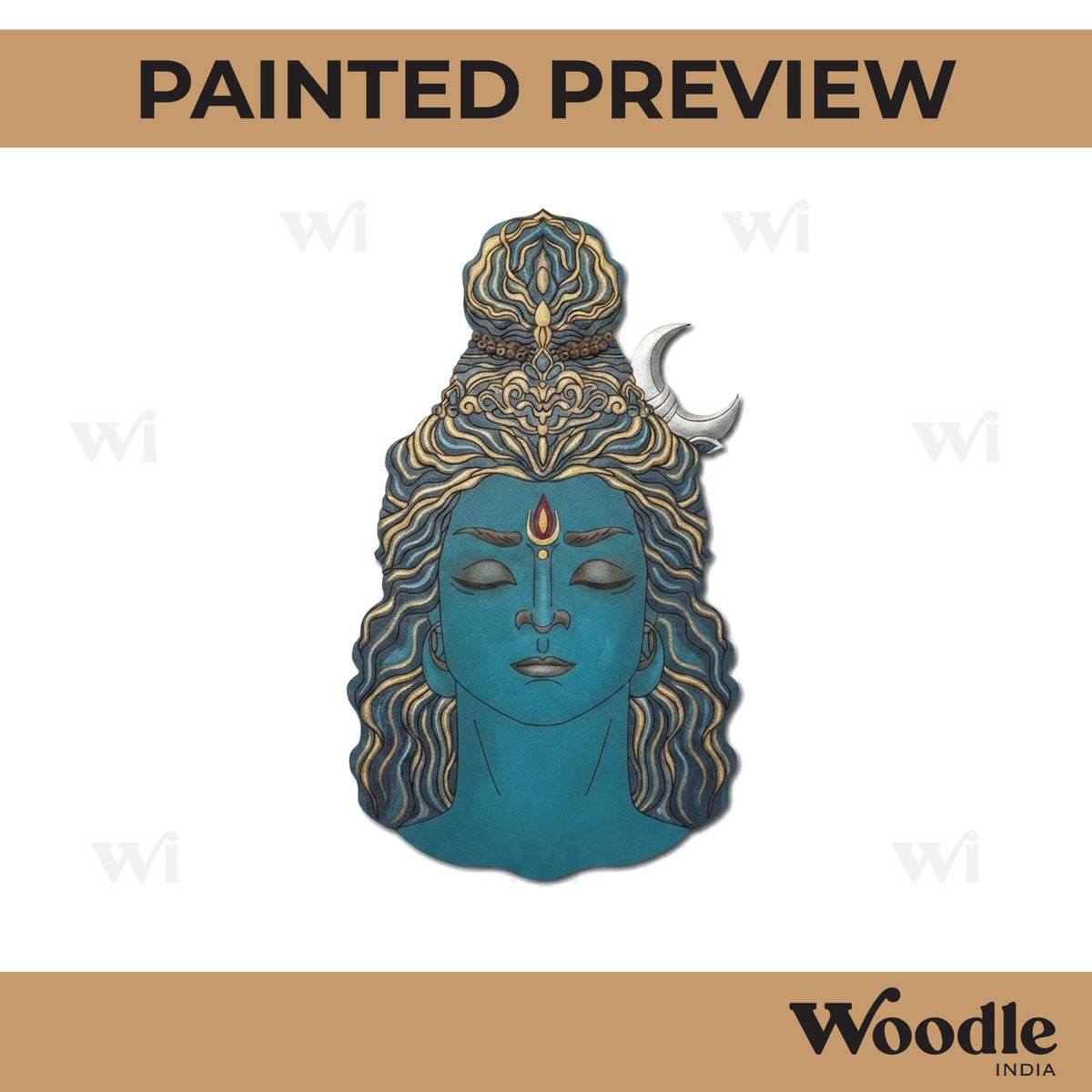 Shiv Ji Pre Marked MDF Design 2