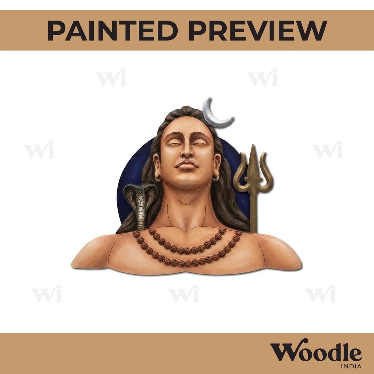 Shiv Ji Pre Marked MDF Design 3