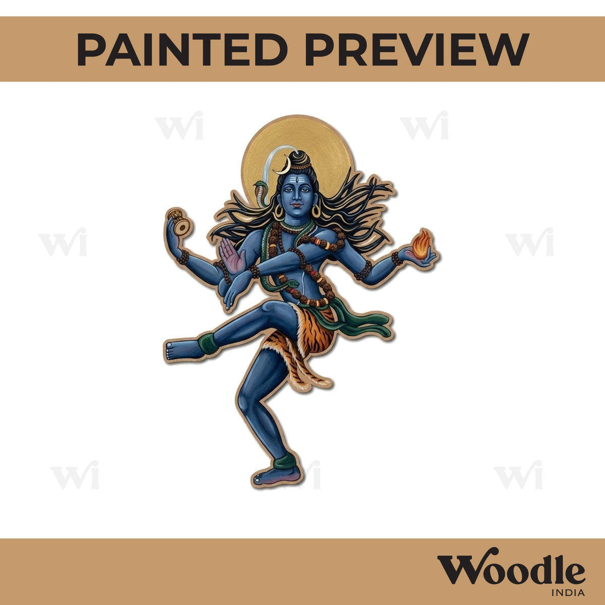 Shiv Ji Pre Marked MDF Design 4