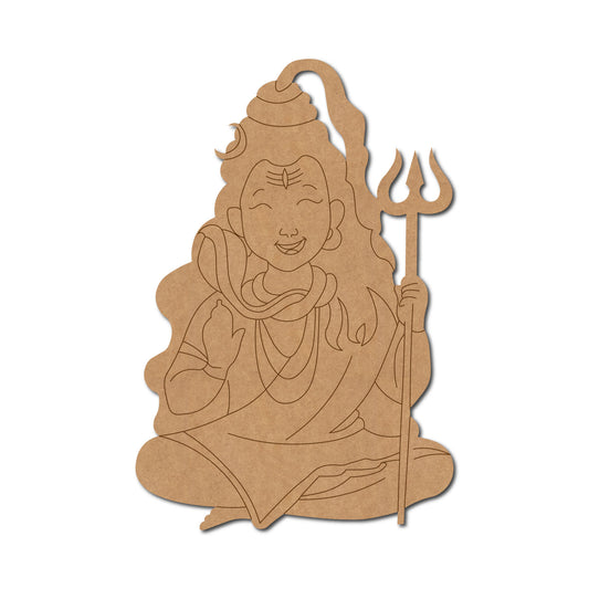 Shiv Ji Pre Marked MDF Design 6