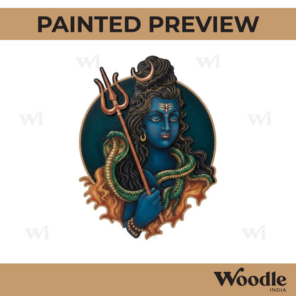 Shiv Ji Pre Marked MDF Design 7