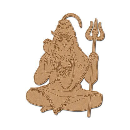 Shiv Ji Pre Marked MDF Design 8