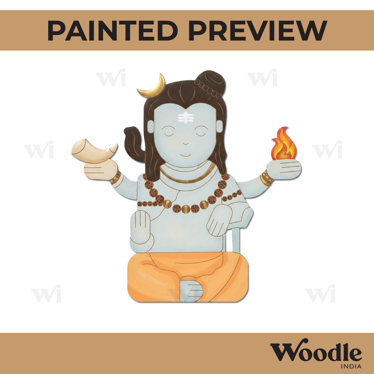 Shiv Ji Pre Marked MDF Design 9