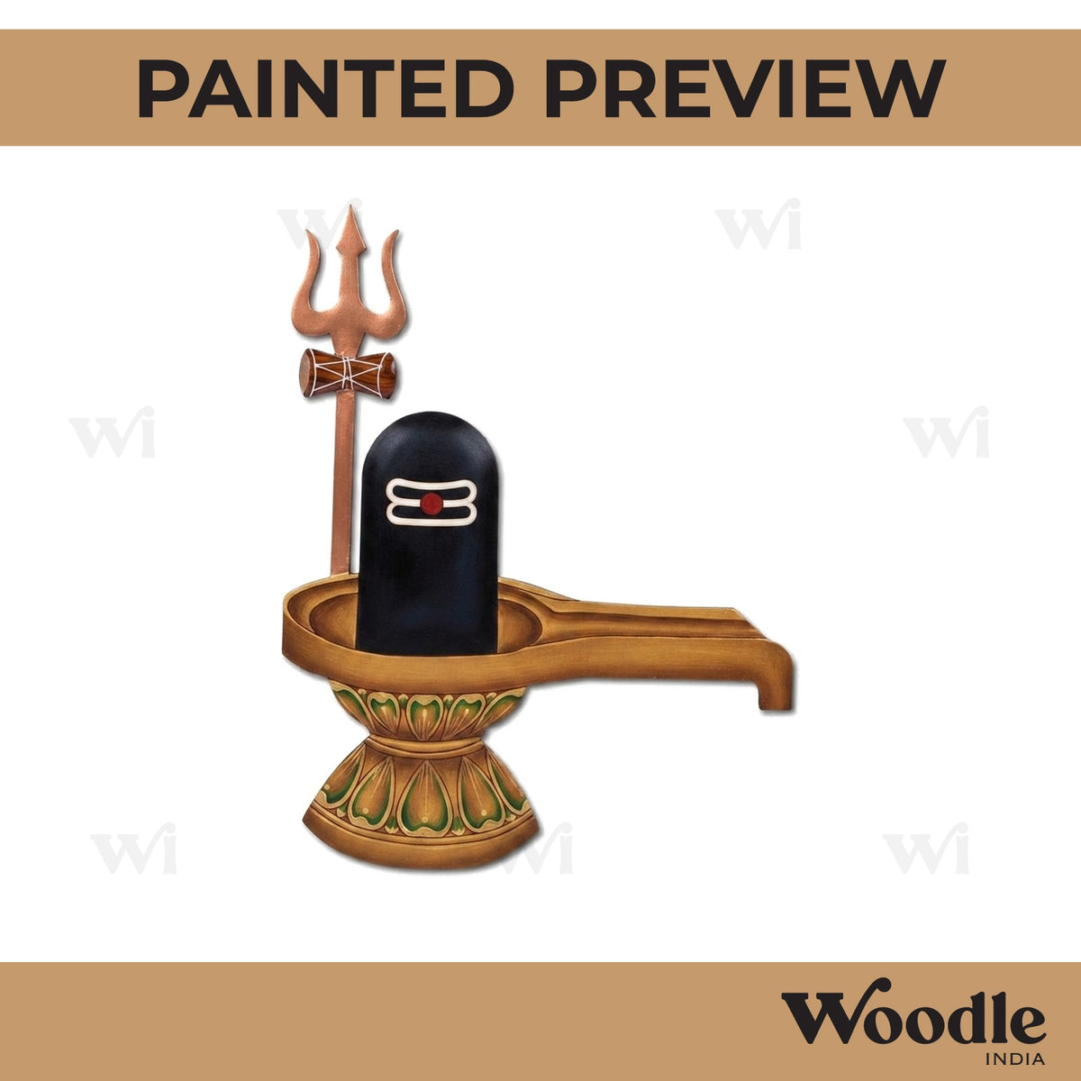 Shiva Linga Pre Marked MDF Design 2