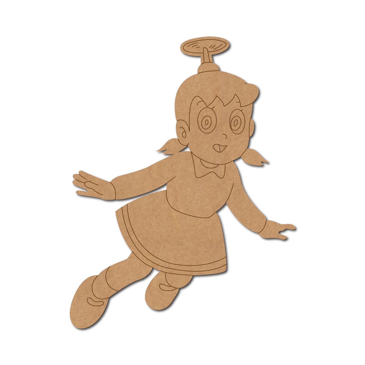 Shizuka Doraemon Pre Marked MDF Design 1