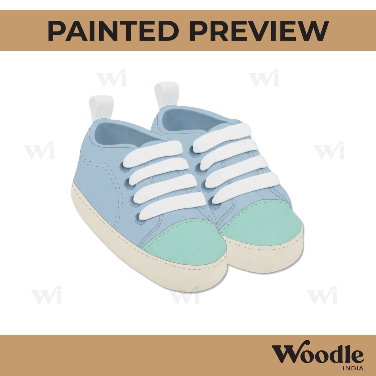 Shoes Pre Marked MDF Design 5