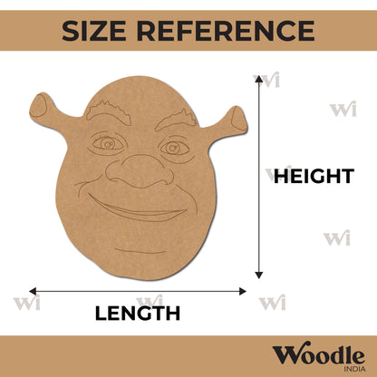 Shrek Cartoon Pre Marked MDF Design 1