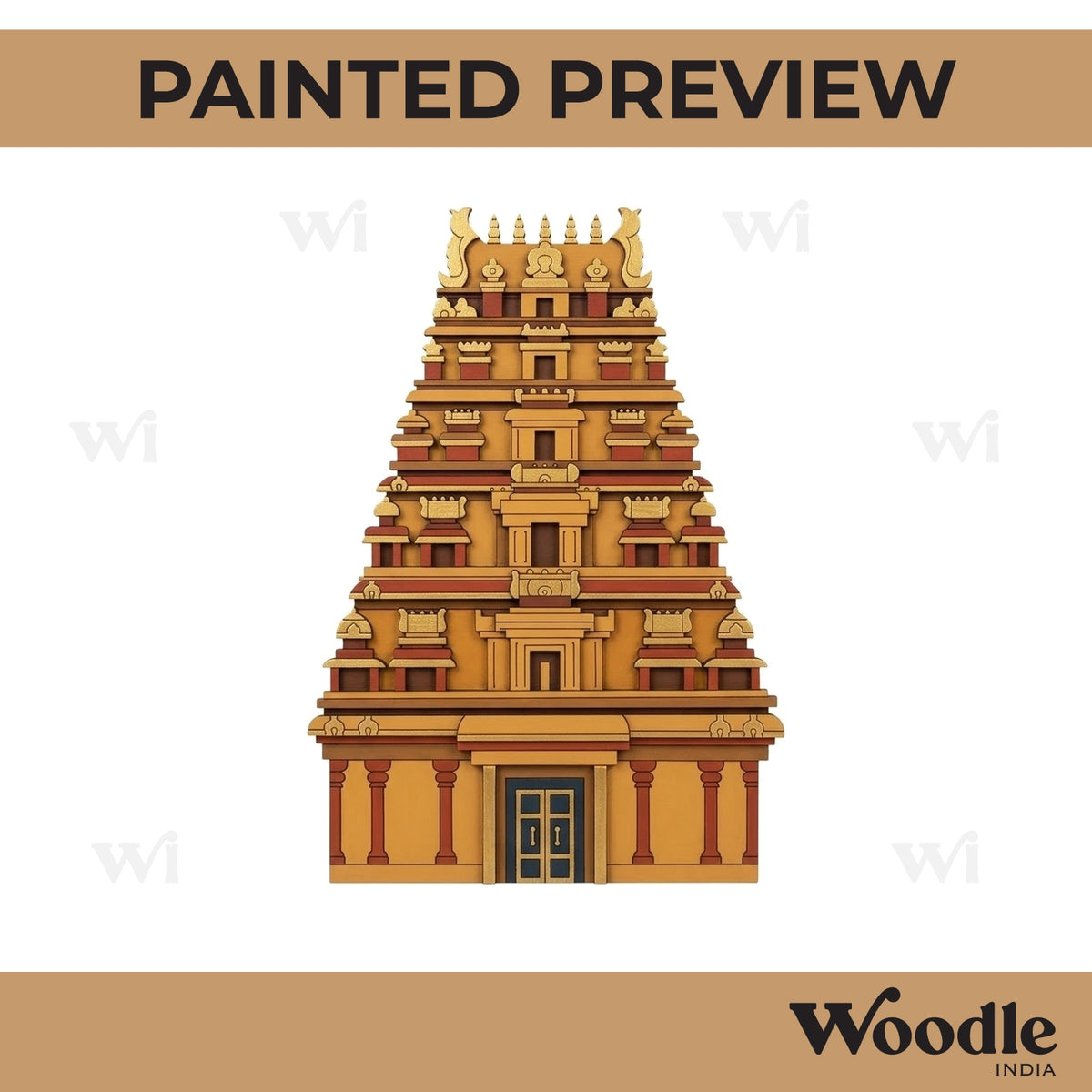 Shri Male Mahadeshwara Swamy Temple Pre Marked MDF Design 1