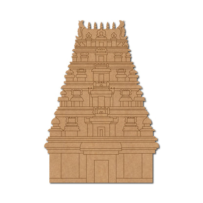 Shri Male Mahadeshwara Swamy Temple Pre Marked MDF Design 1