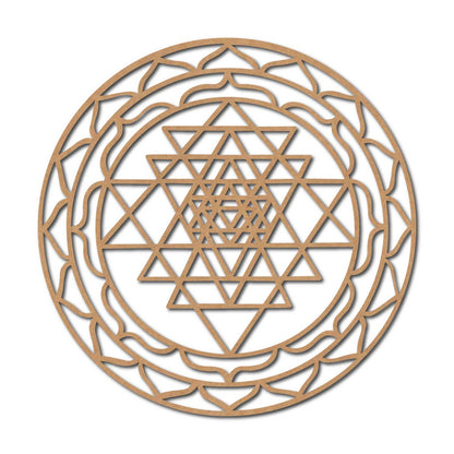 Shri Yantra Cutout MDF Design 2