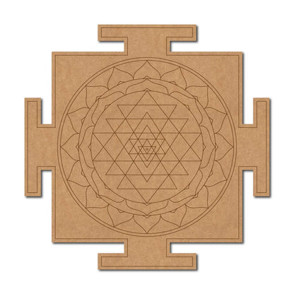 Shri Yantra Pre Marked MDF Design 1