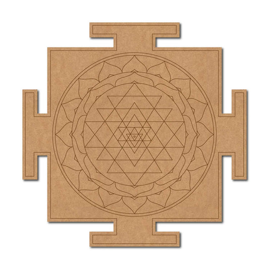 Shri Yantra Pre Marked MDF Design 1