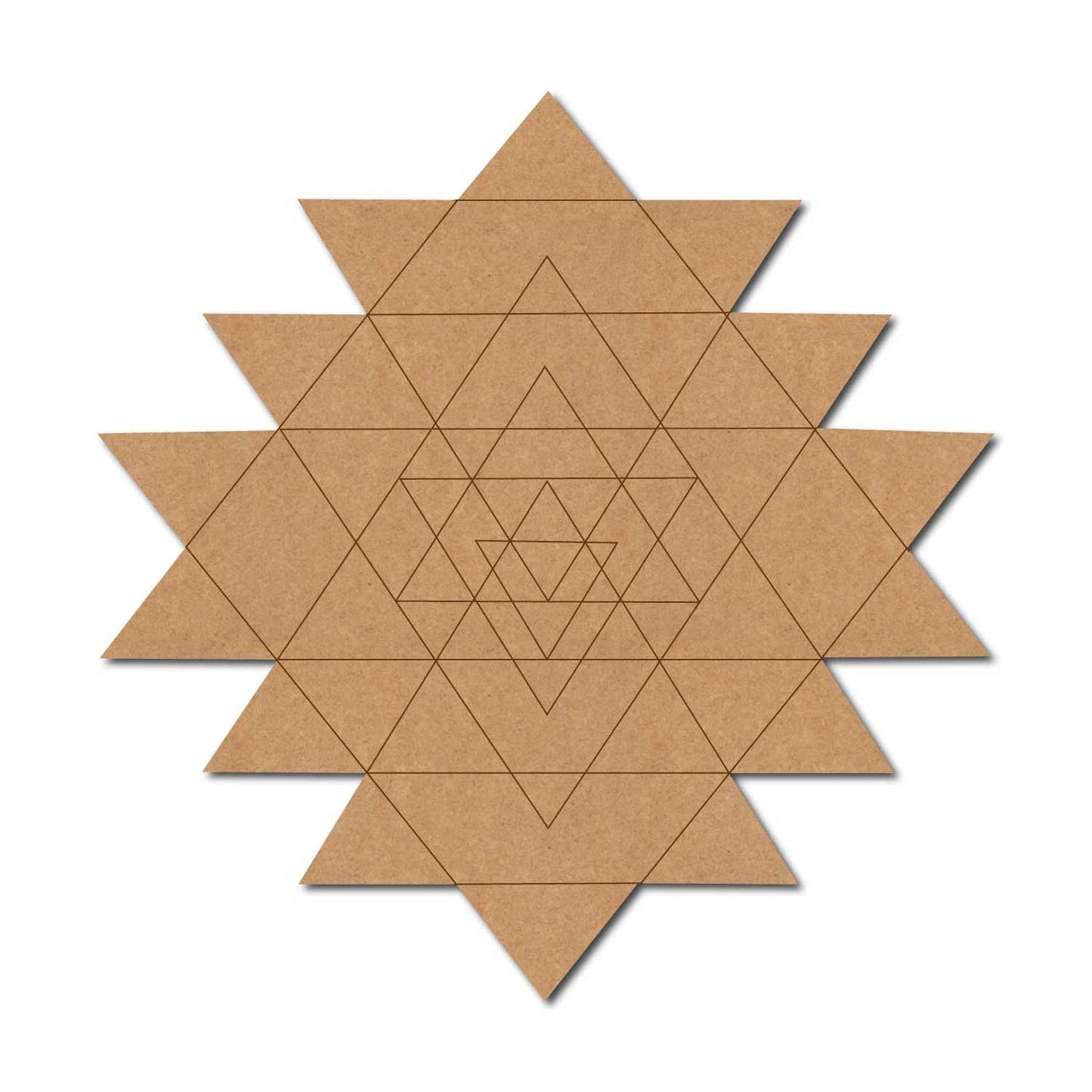 Shri Yantra Pre Marked MDF Design 2