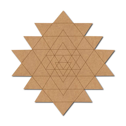 Shri Yantra Pre Marked MDF Design 2