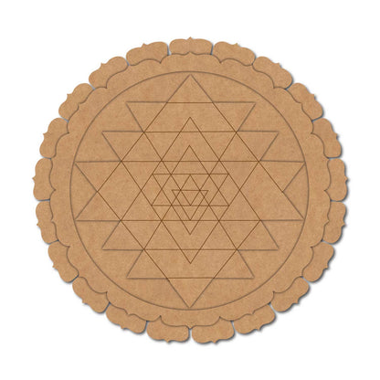 Shri Yantra Two Layered Base MDF Design 1