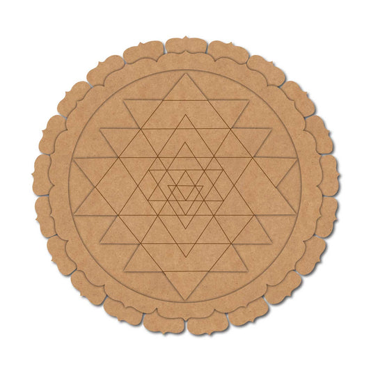 Shri Yantra Two Layered Base MDF Design 1