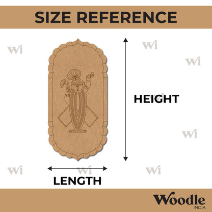 Shrinath Ji Base Pre Marked MDF Design 1