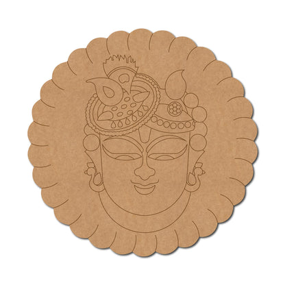 Shrinath Ji Pre Marked Base MDF Design 1