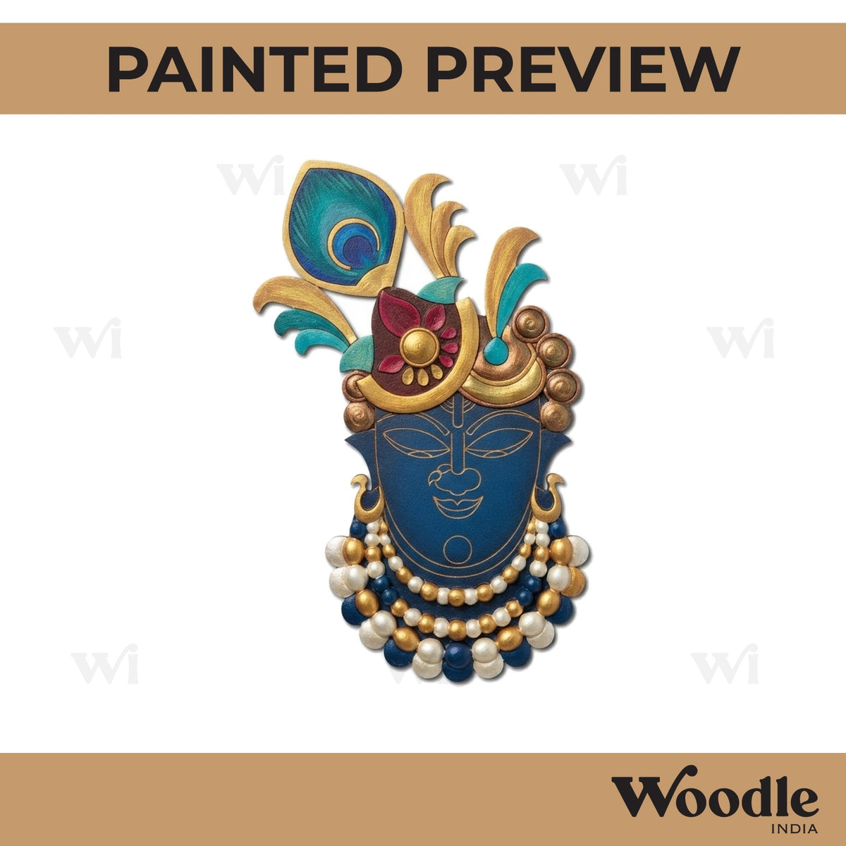 Shrinath Ji Pre Marked MDF Design 7
