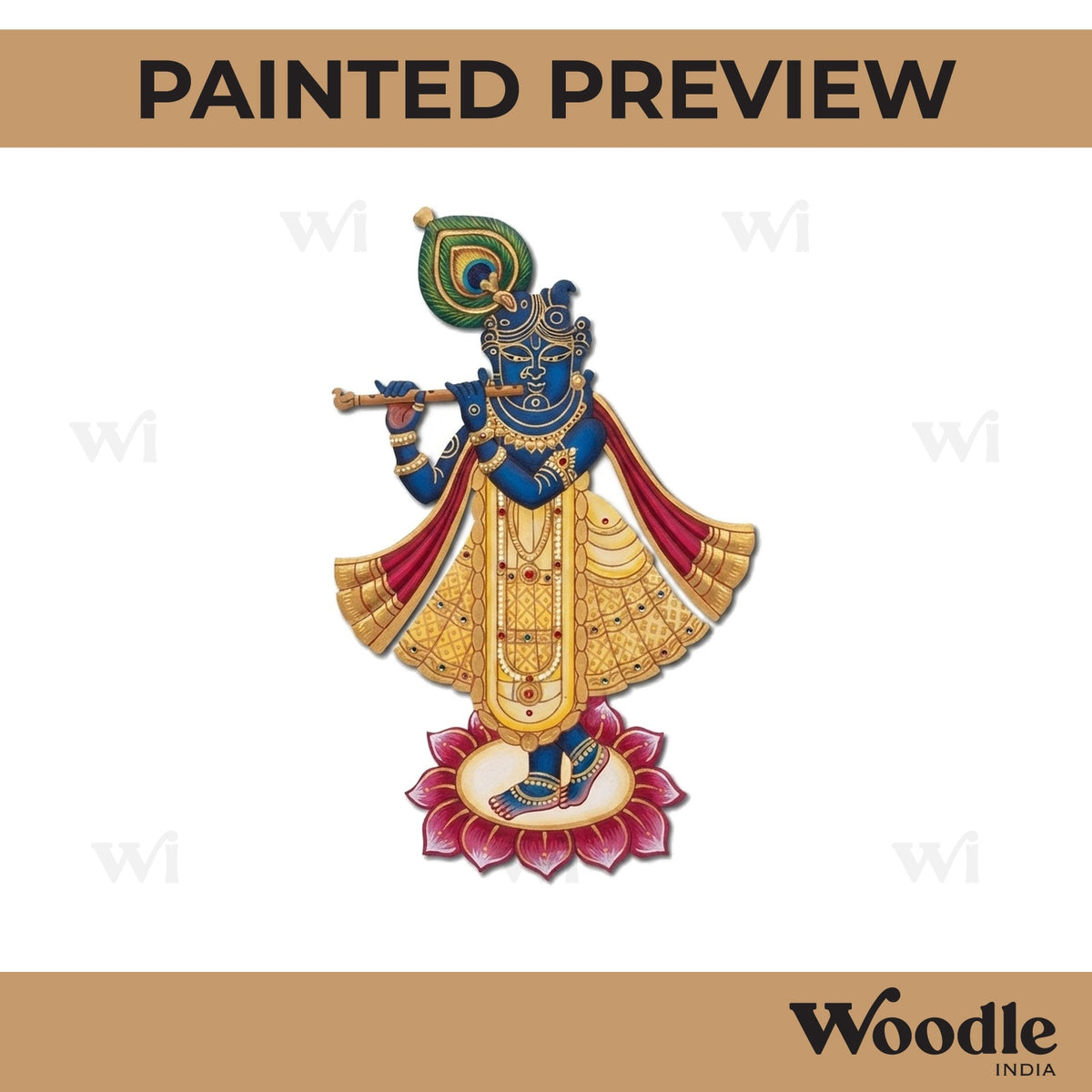 Shrinath Ji Pre Marked MDF Design 8
