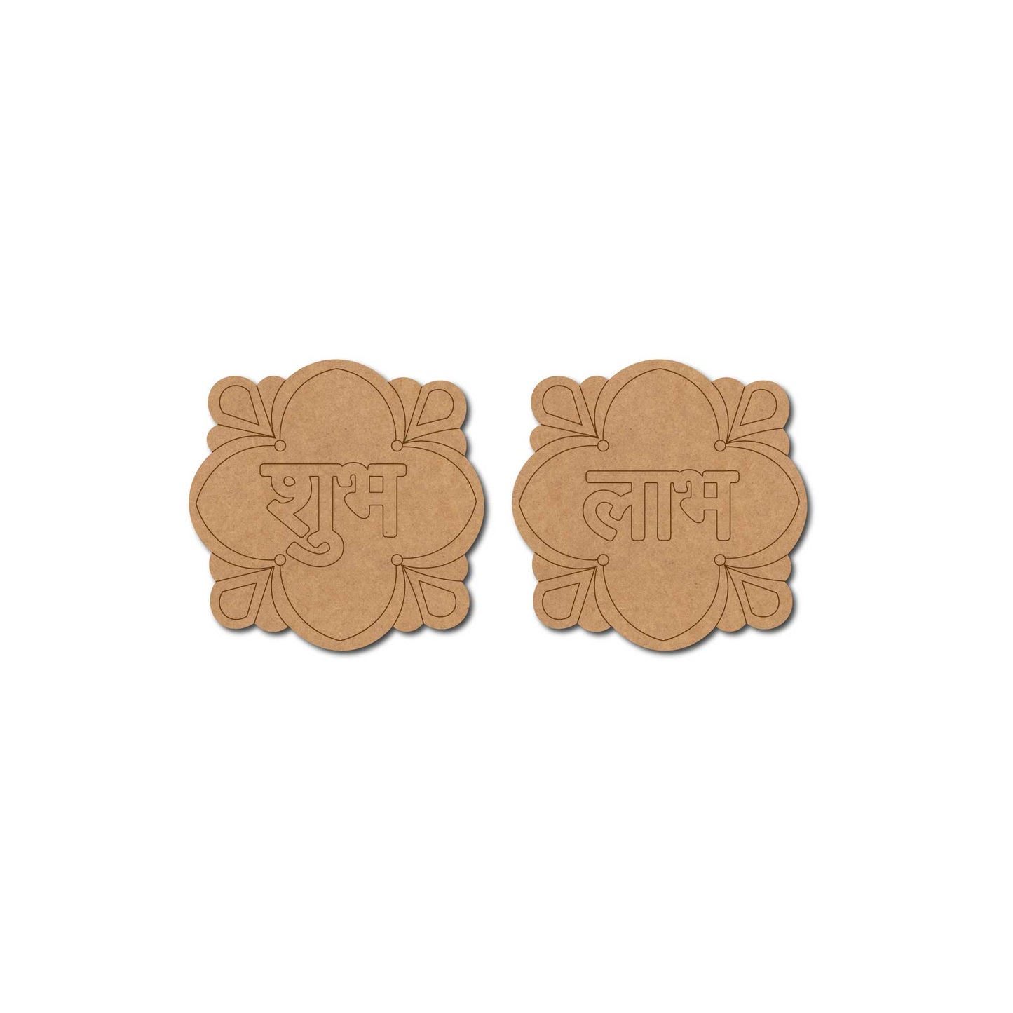 Shubh Labh Set Pre Marked MDF Design 1