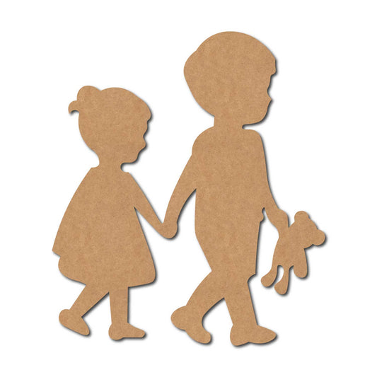 Siblings Cutout MDF Design 1