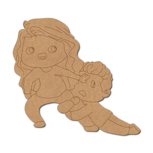 Siblings Pre Marked MDF Design 1
