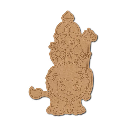 Siddhidatri Goddess Durga Pre Marked MDF Design 1