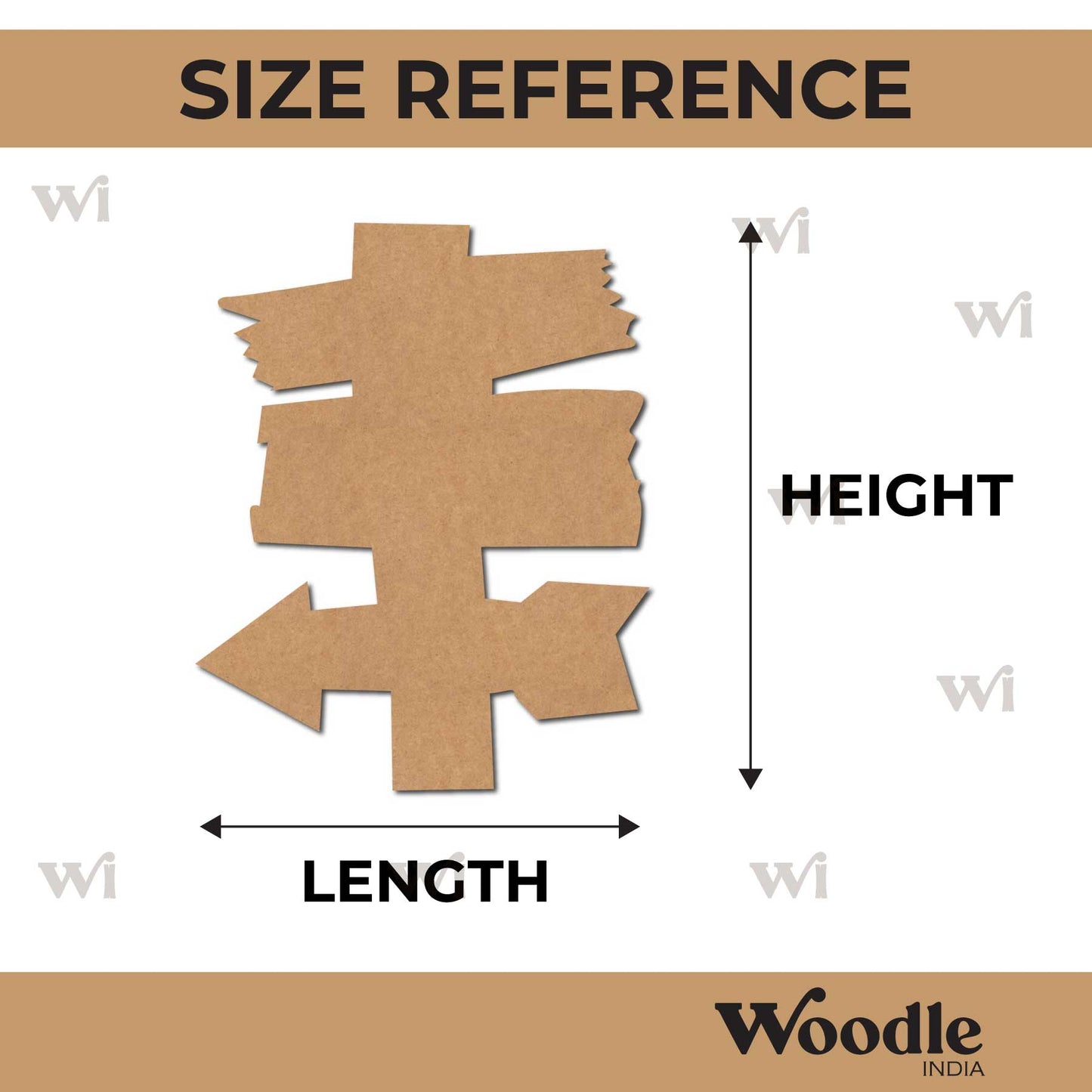 Signboard Cutout MDF Design 3