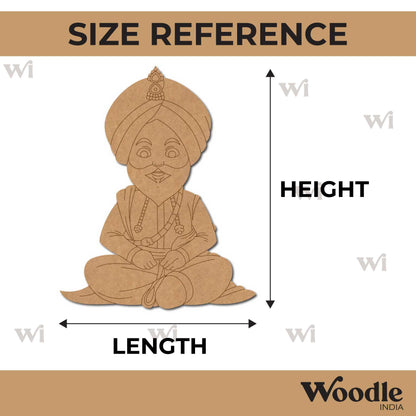 Sikh Guru Pre Marked MDF Design 1