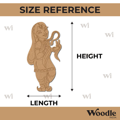 Sikh Woman Pre Marked MDF Design 1