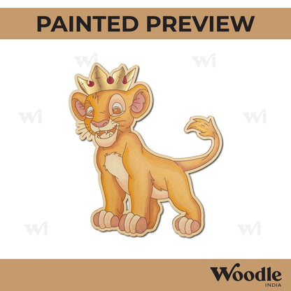 Simba The Lion King Pre Marked MDF Design 1