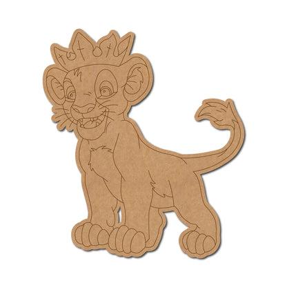 Simba The Lion King Pre Marked MDF Design 1