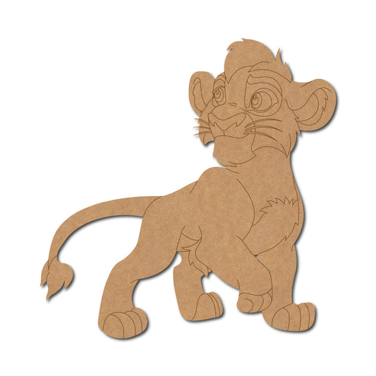 Simba The Lion King Pre Marked MDF Design 3