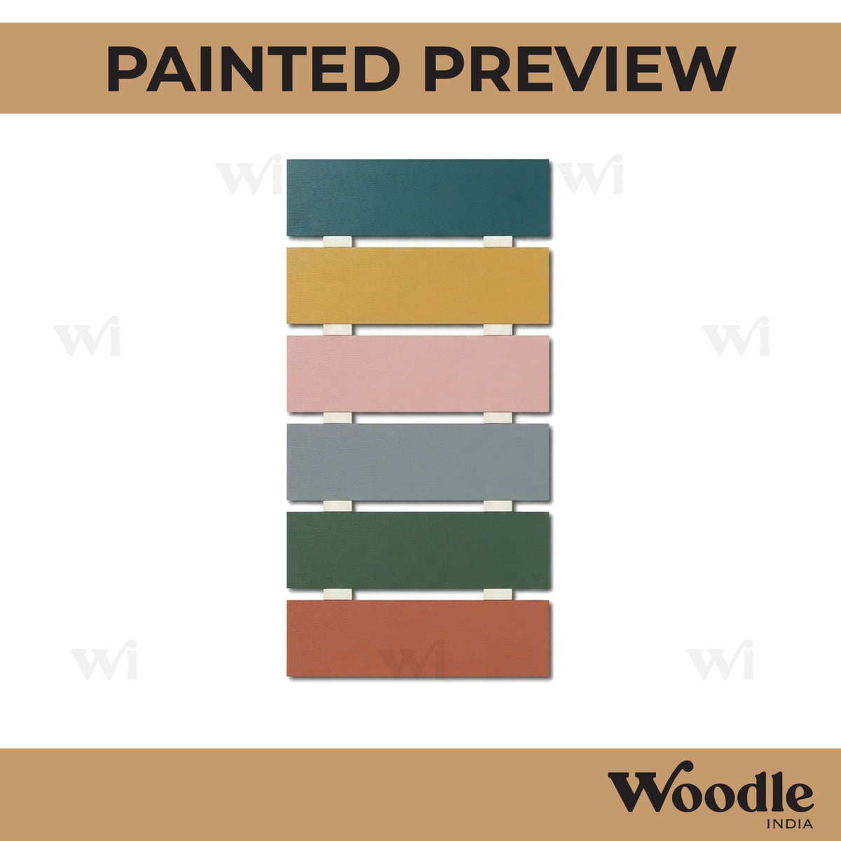 Six Plank Nameplate MDF Design 1