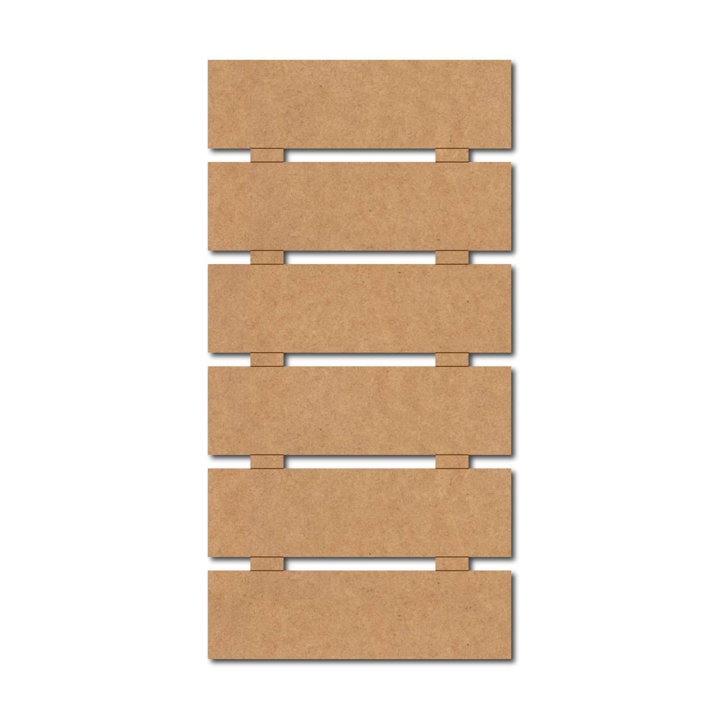 Six Plank Nameplate MDF Design 1