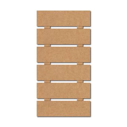 Six Plank Nameplate MDF Design 1