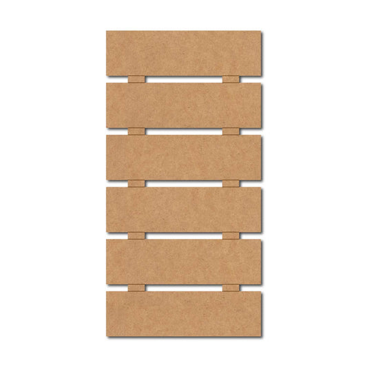 Six Plank Nameplate MDF Design 1