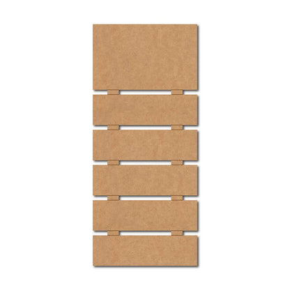 Six Plank Nameplate MDF Design 3