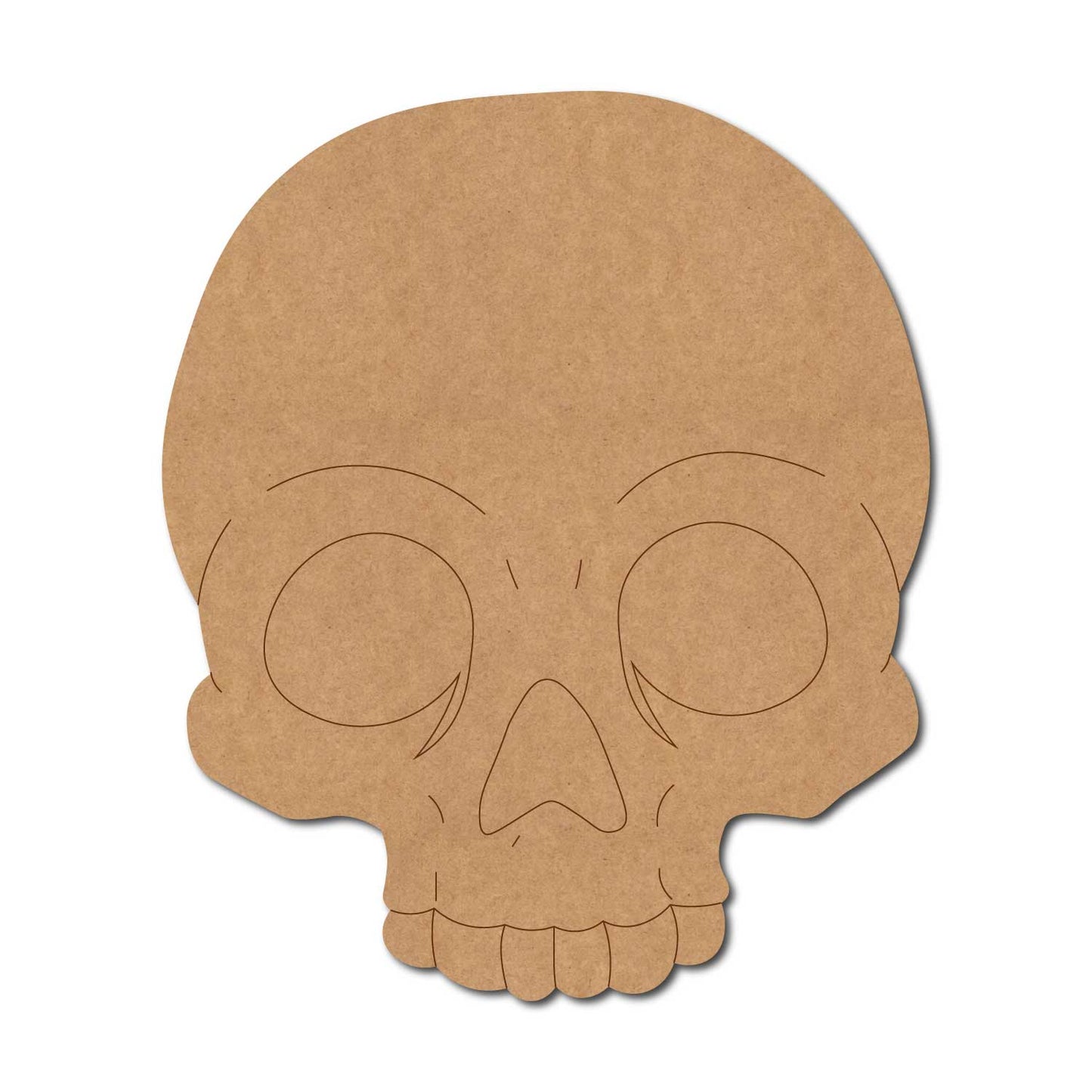 Skeleton Skull Pre Marked MDF Design 1