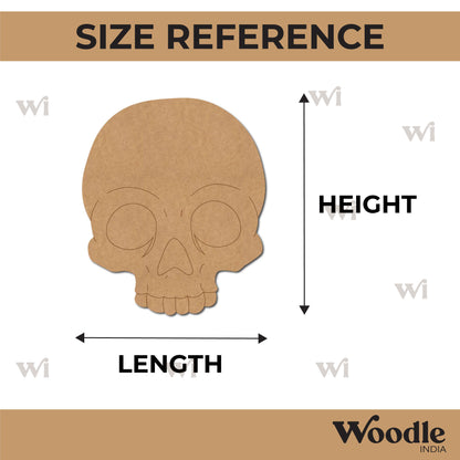 Skeleton Skull Pre Marked MDF Design 1
