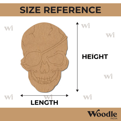 Skull Pre Marked MDF Design 1